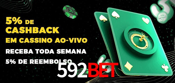 Promoções do cassino ao Vivo 592BET
